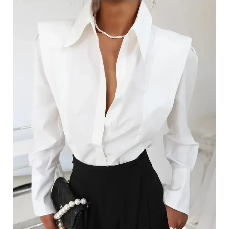White Black & Blue Shirt