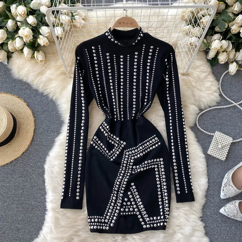 2 Sexy Rivet Dress