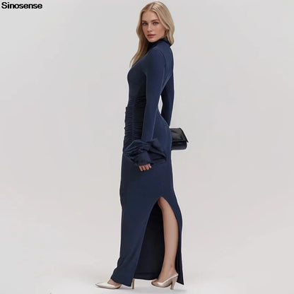 Ruffle full Sleeve Cocktail