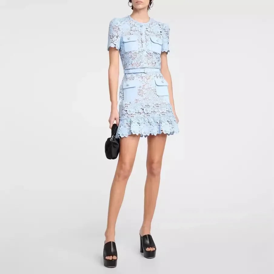 Trendy Socialite Style Elegant Lace