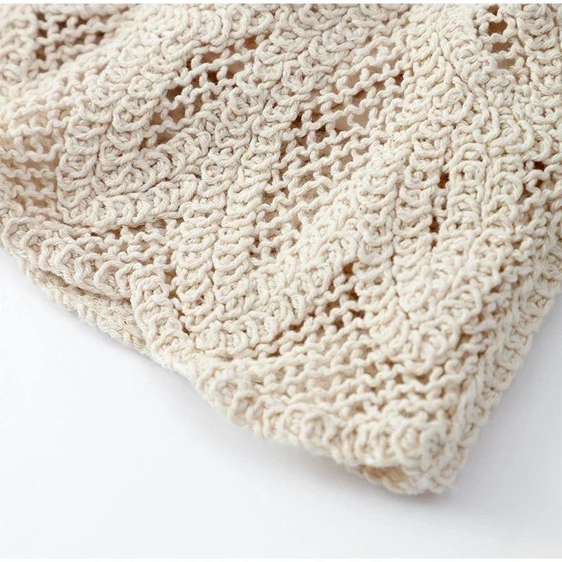 Knitted Skirt 2 Pieces Set