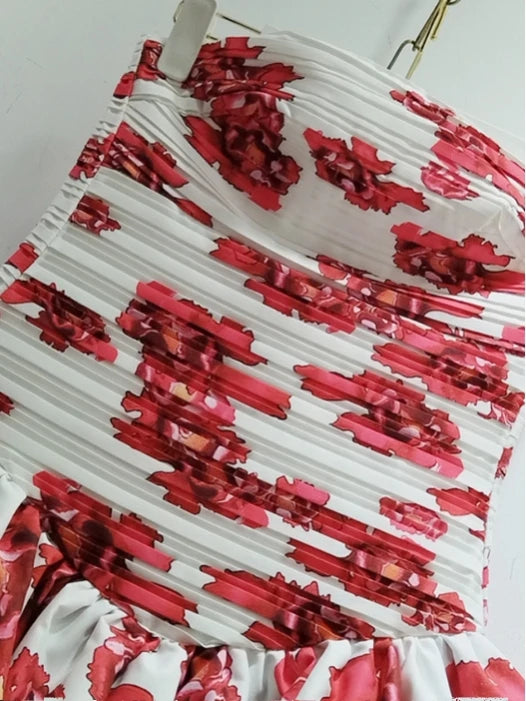 Australian Luxury Puffy Ruffle Dress