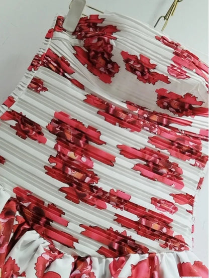 Australian Luxury Puffy Ruffle Dress