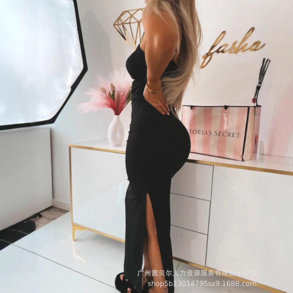 Black Backless Dress