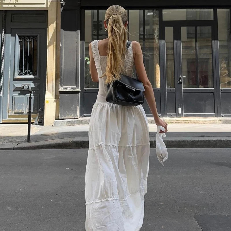 Square Neck Summer Midi