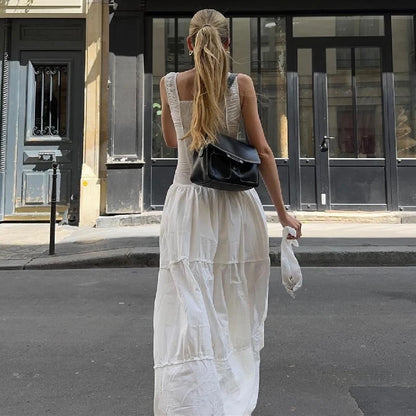 Square Neck Summer Midi