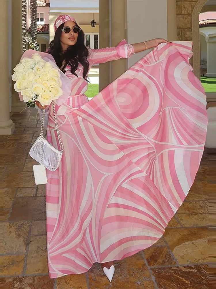 1 Pucci Vibe marble print skirt Set