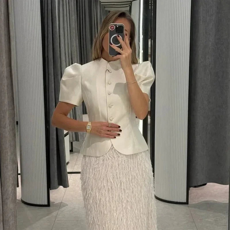 Zara Puff shirt