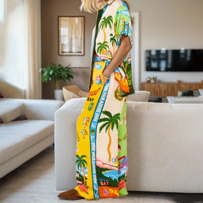 2 Piece Pant set - Top brand celebrity Co ord