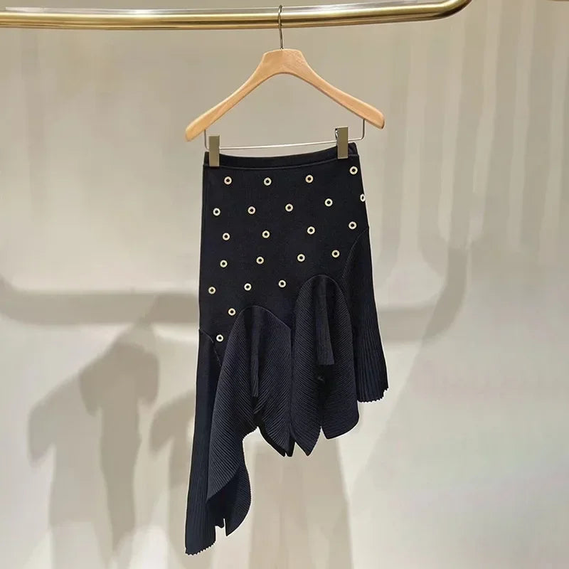 Sandro Maje Eyelets top & skirt
