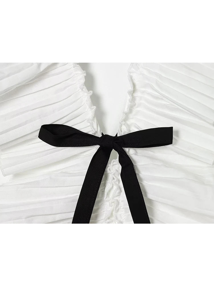 Zara frills Cotton Top