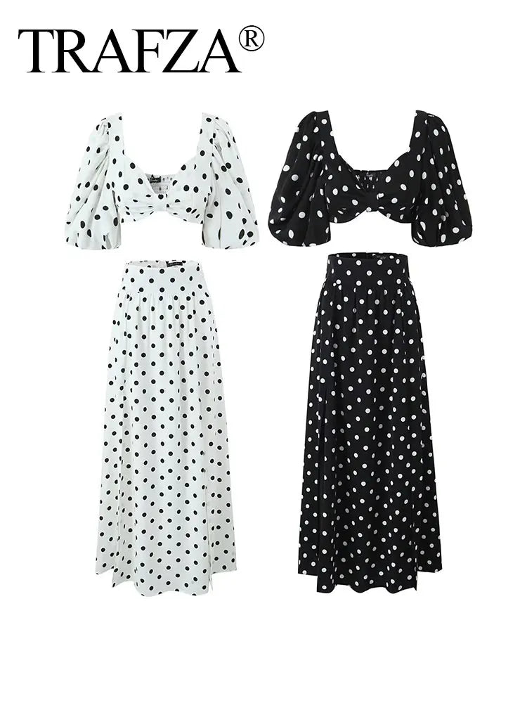 2 piece Polka Dots Set