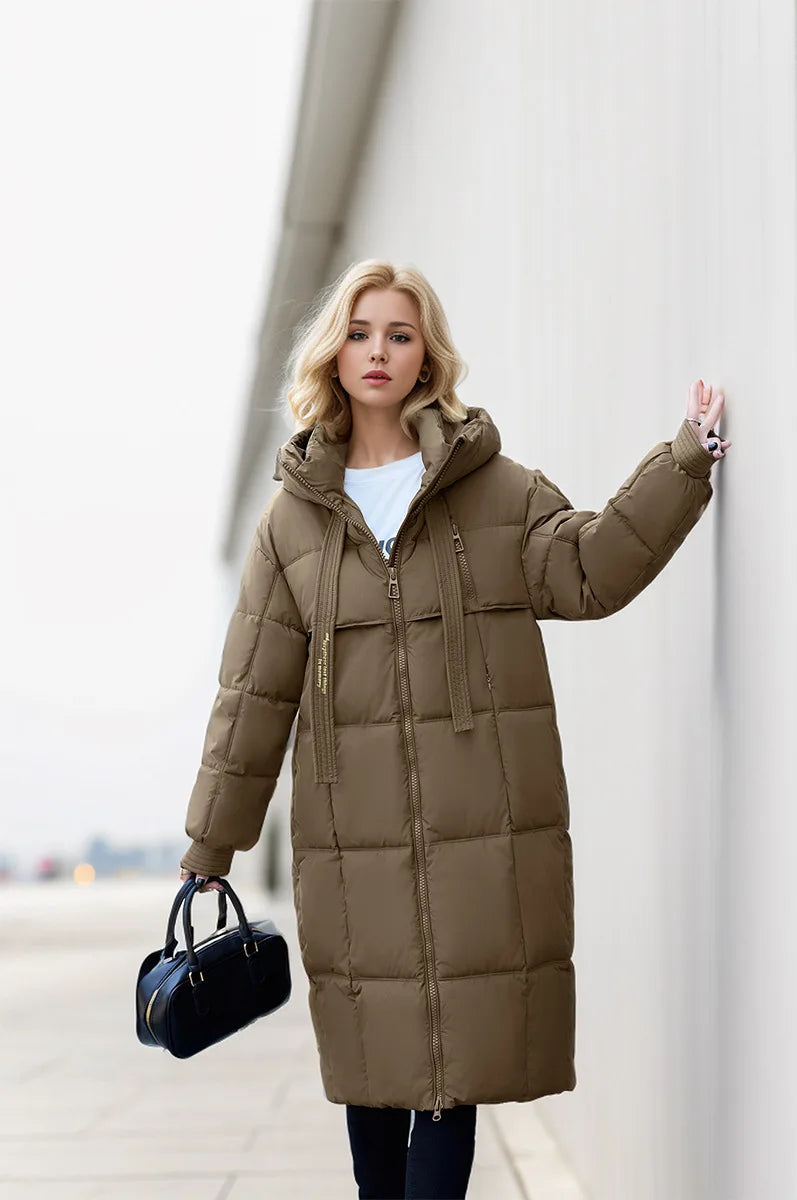 Women Parkas 2024 Autumn Winter Down Cotton Jackets Padded Thickened