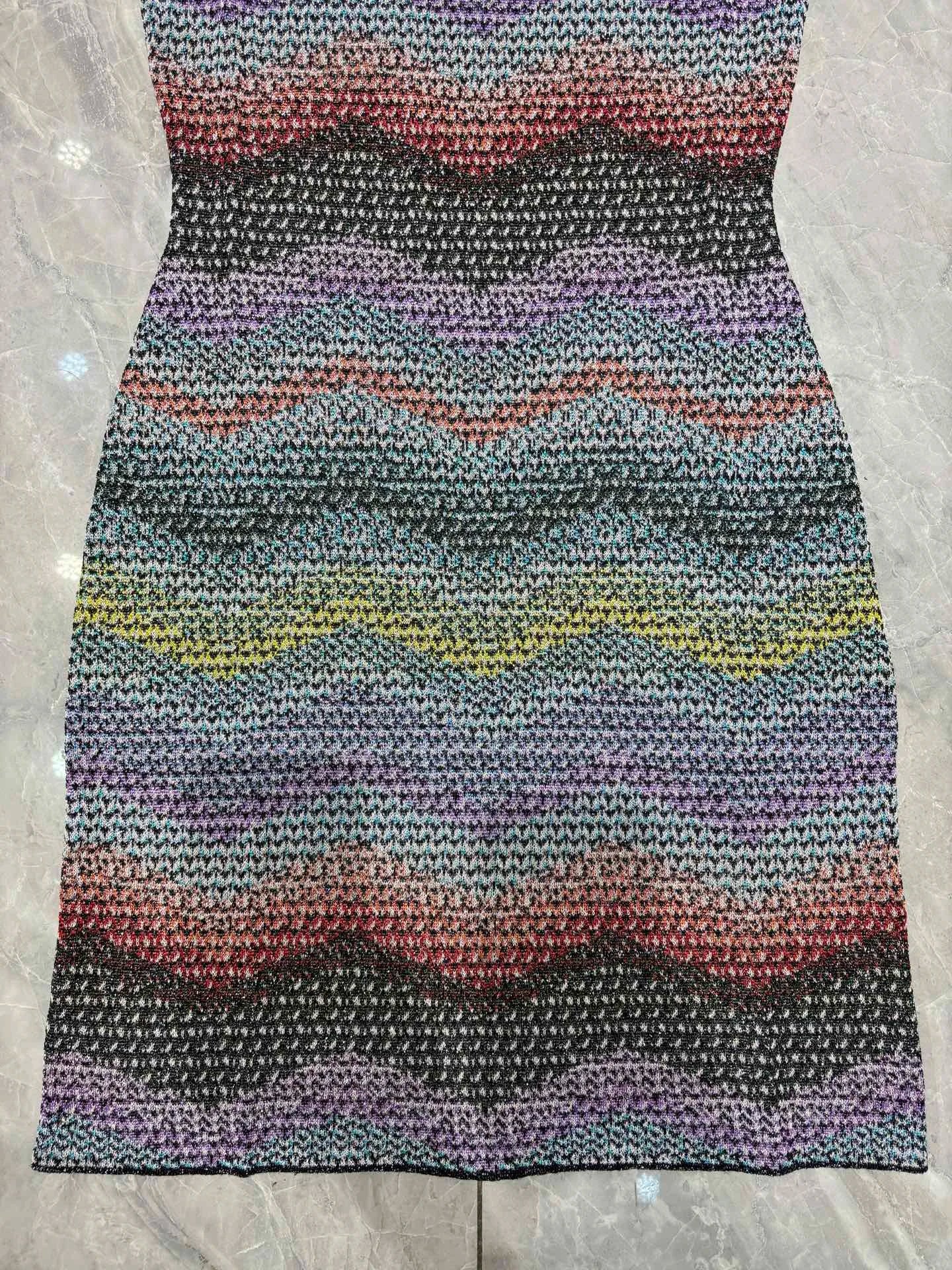 Missoni Zigzag Metallic Strap Mini Dress