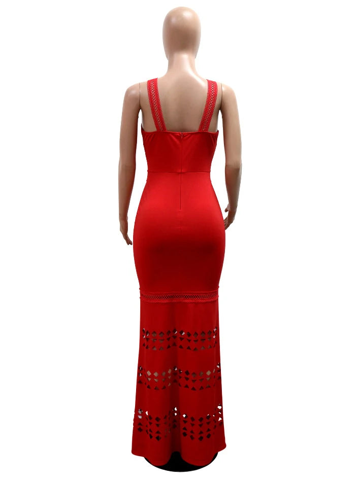 Knit Party Long Dress