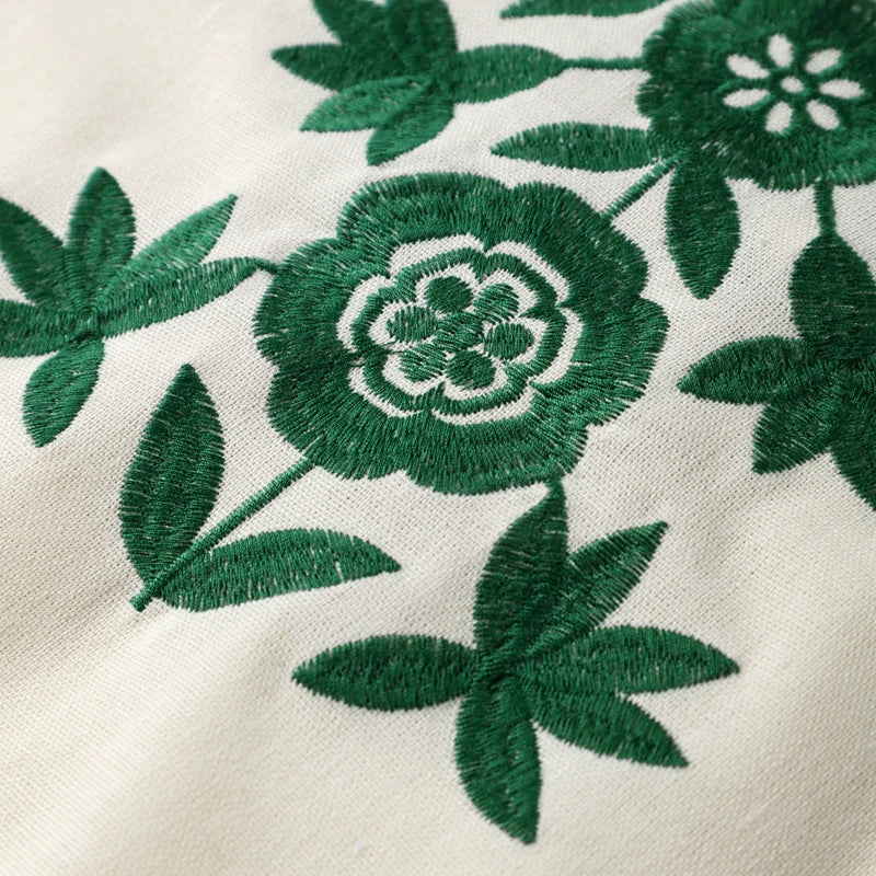 Gorgeous Boho Mini Hand Embroidered - Cotton - Shellss