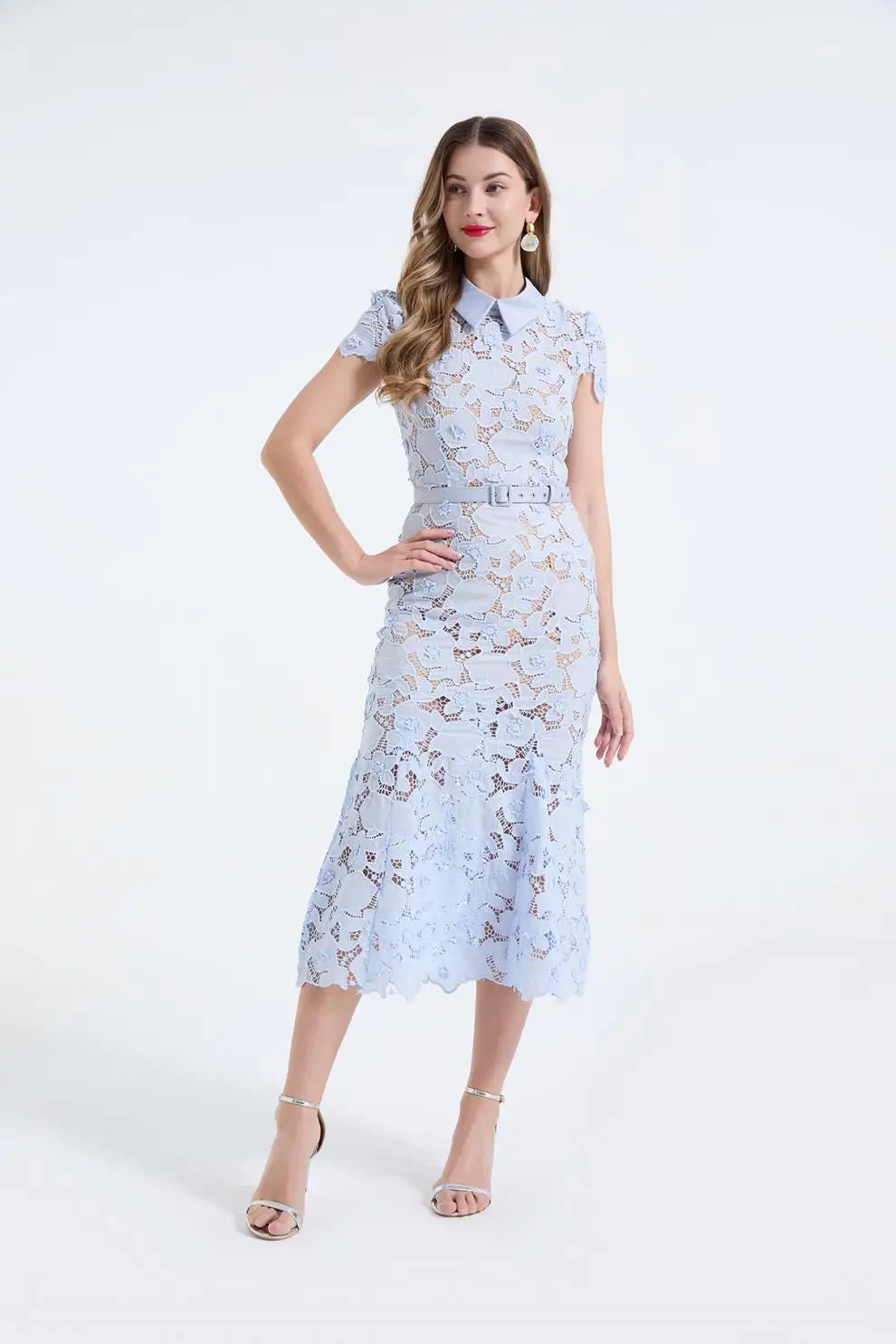 Lace Fish Tail Dress selfportarit