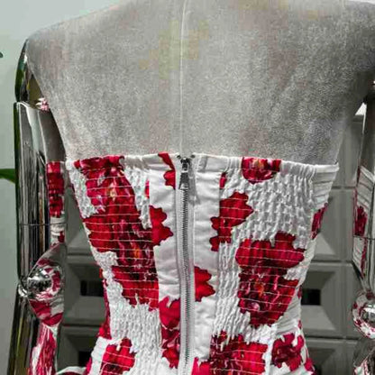 Floral Lolita Blue Red