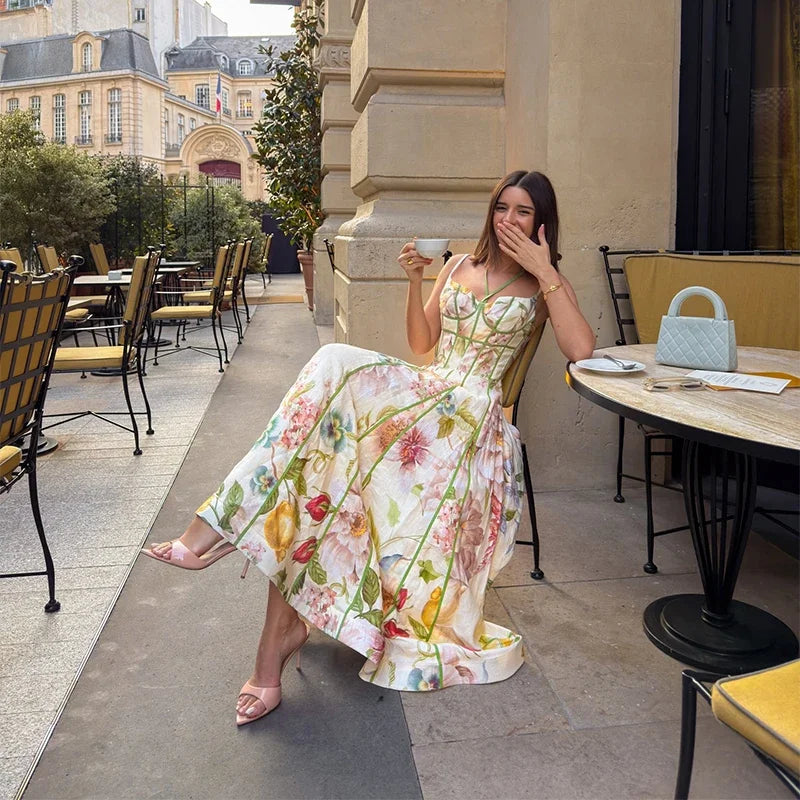 Floral Long Summer dress
