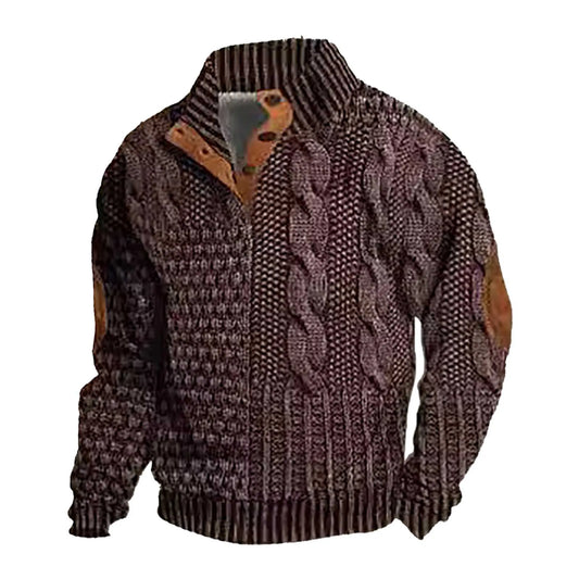 Vintage Men Ethnic Style Pullover Sweatshirts