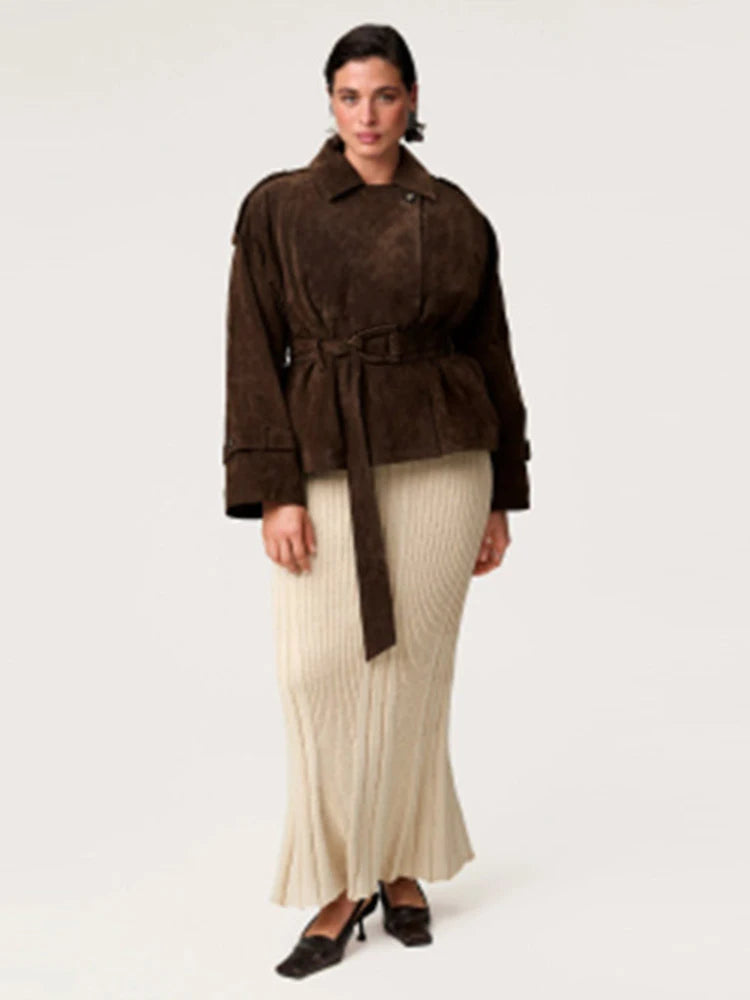 Trending Brown Suede Jacket