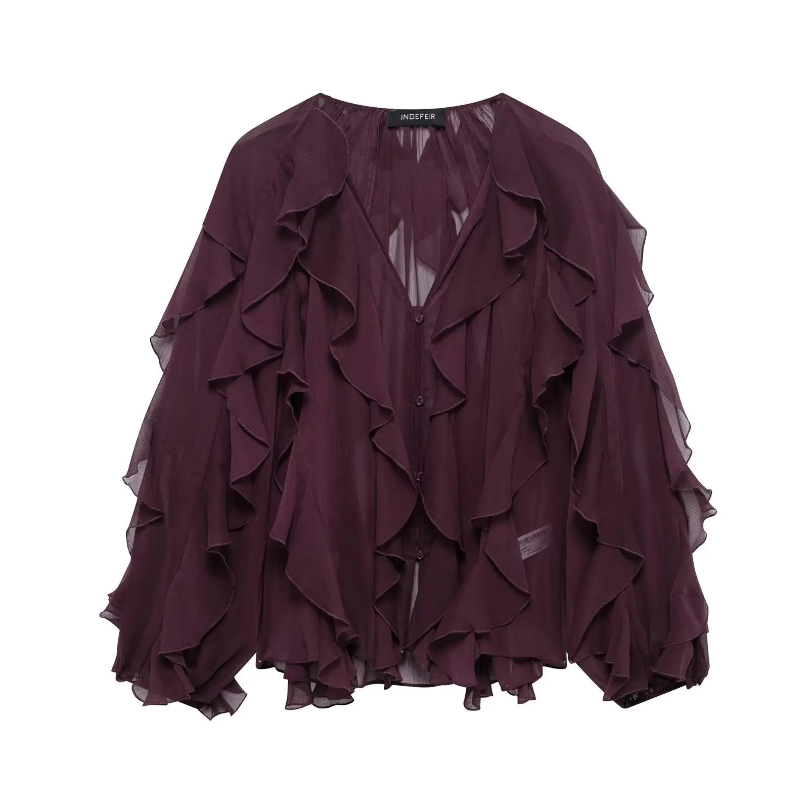 Summer Ruffle frills Top - Shellss