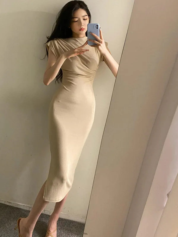 Summer New Short Sleeve Women Folds Casual Charm