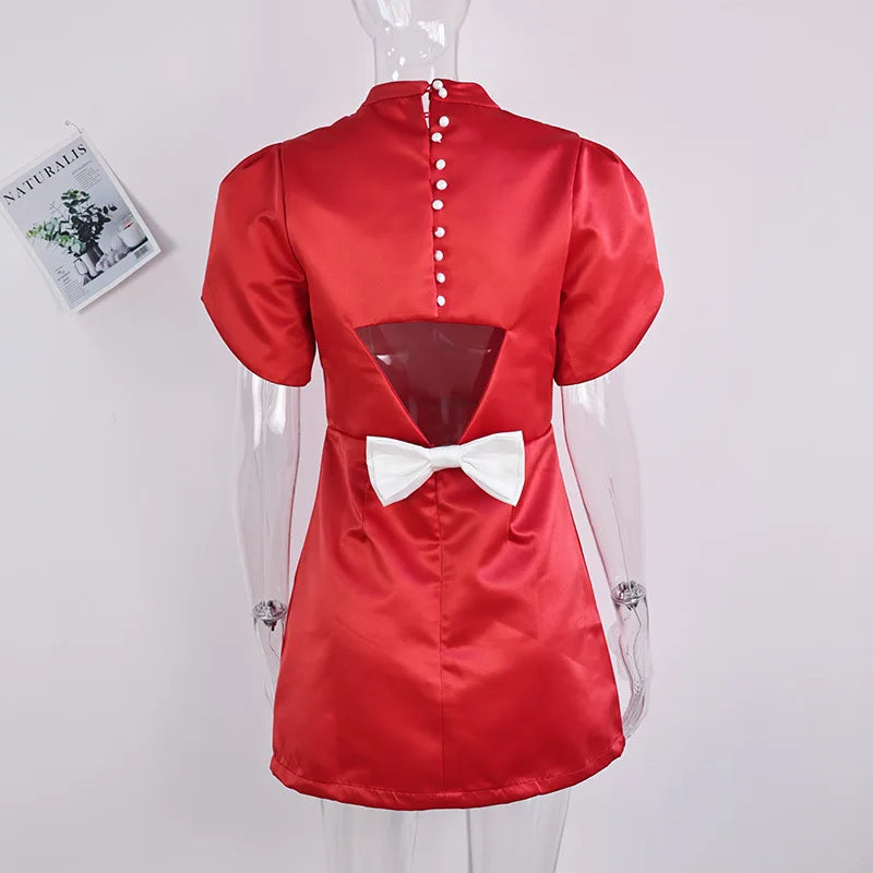 Elegant Bow A-line Dresses