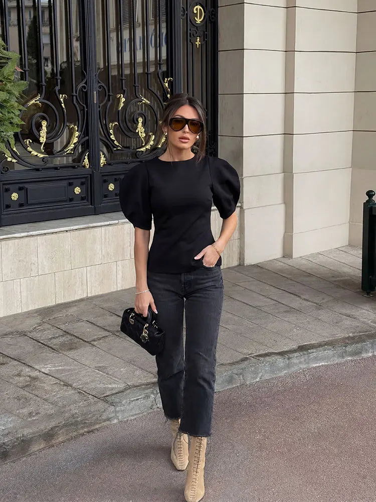 Chic Puff Sleeve Tops