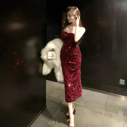 Party Embellished sequin Dress