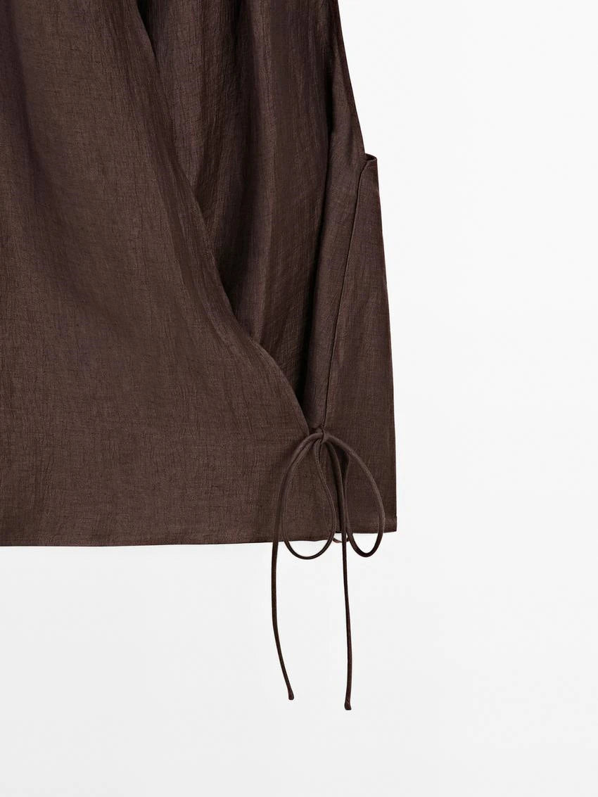 Zara vibes Brown Top