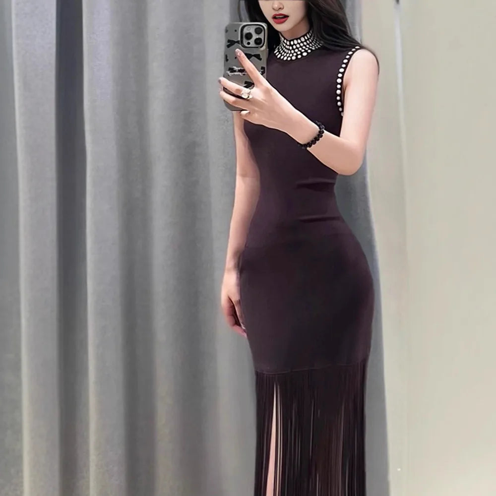 Knitted Sandro embellished Dress