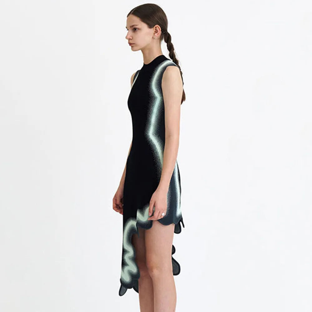 ph5 Bandage Knit Wavy Dress - Shellss