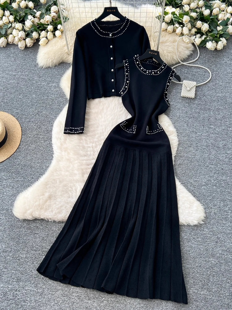 Vintage Knitted Two Piece Sets