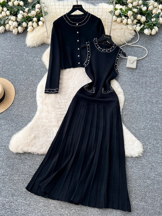 Vintage Knitted Two Piece Sets