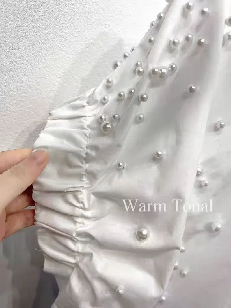 Ivory Pearl Cotton beads - The Royals Shirt