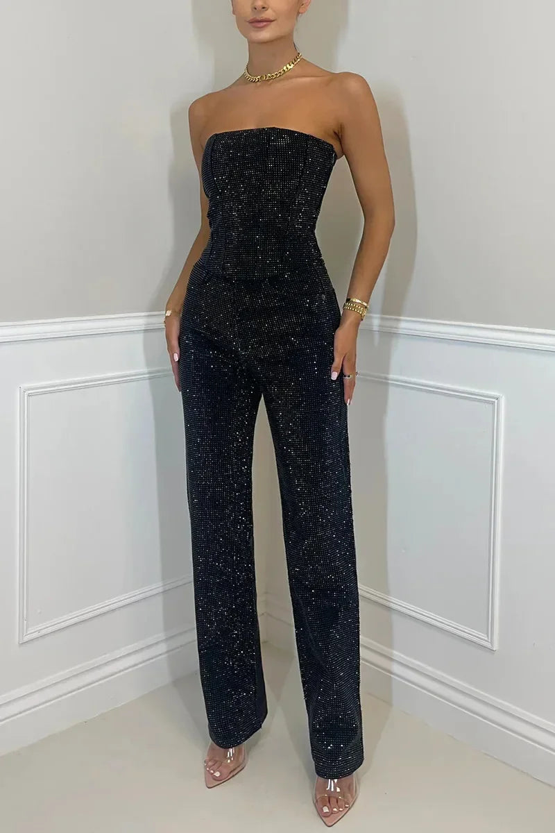 Diamond Glow Two-Piece Party Set