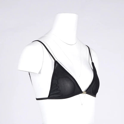 Semi Sheer Black Dress- Party Premium collection