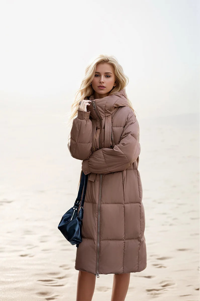 Women Parkas 2024 Autumn Winter Down Cotton Jackets Padded Thickened