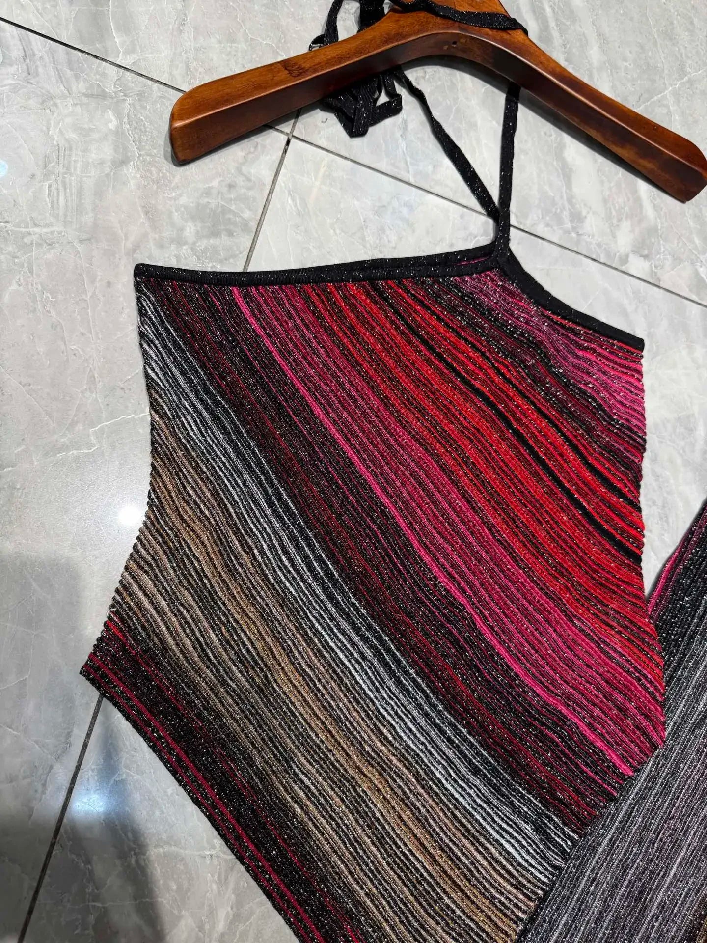 Missoni zig zag Metallic Sequined Striped