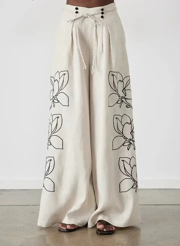 Cotton Linen Set Loose