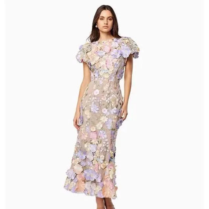 Flower Embroidered