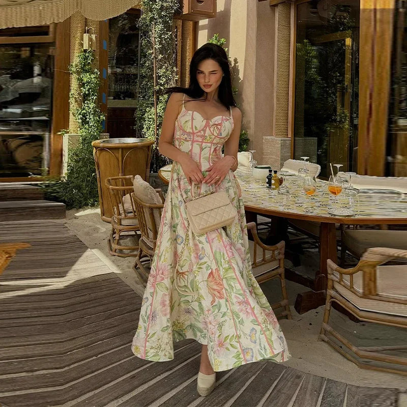 Floral Long Summer dress