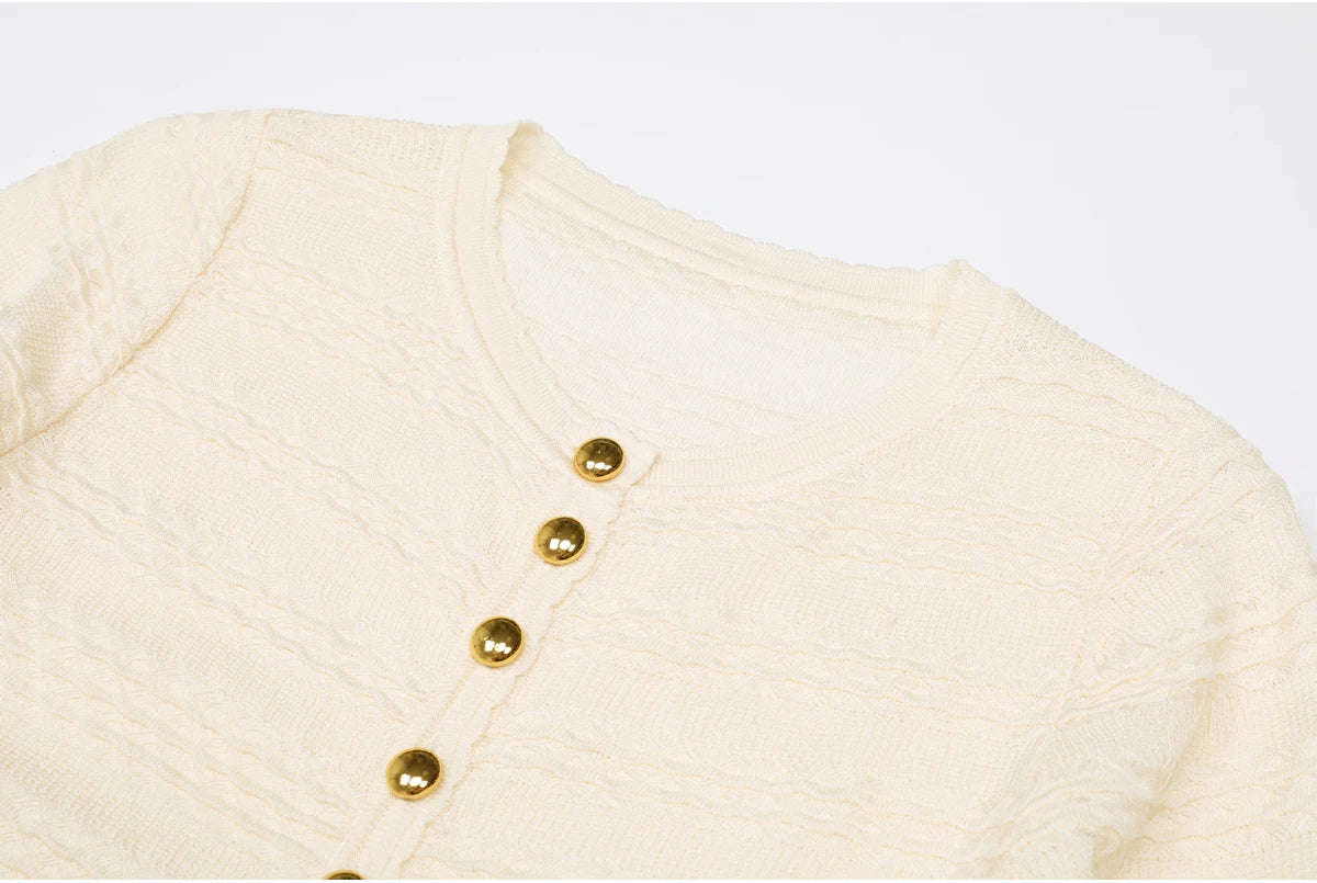 Sandro Long Buttoned Dress