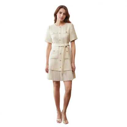Off white Tweed Sandro Vibe- Boss Lady