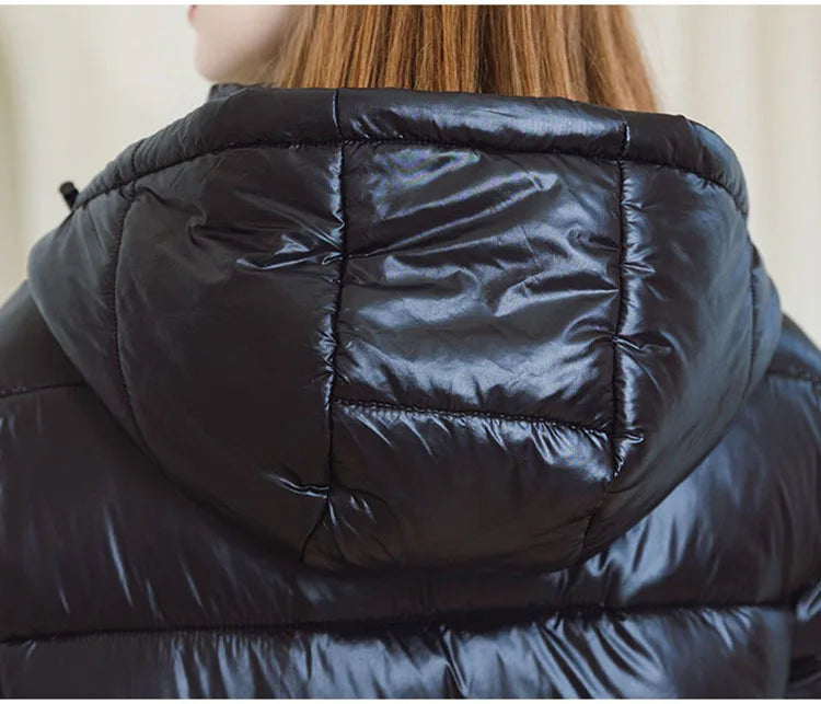 Black Gold Down Jacket For Women's Classics