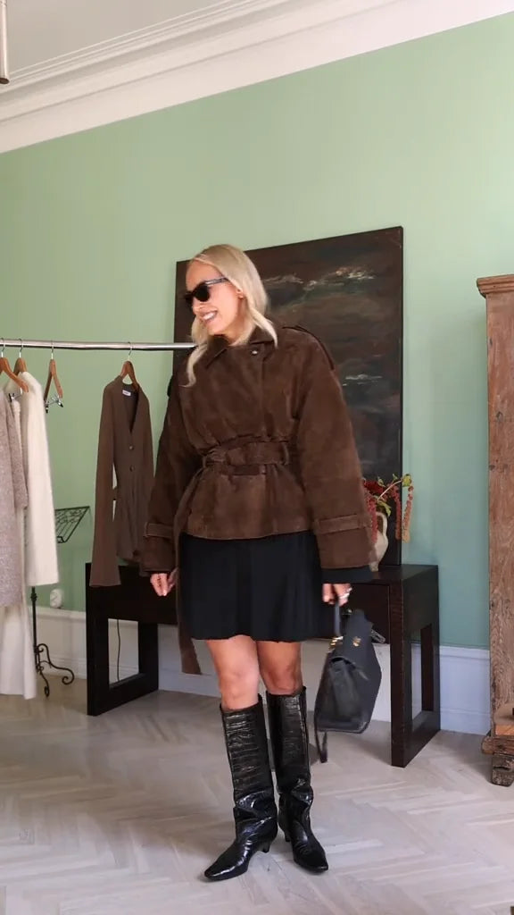 Trending Brown Suede Jacket