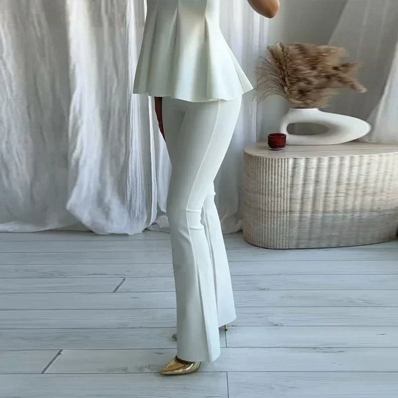 Elegant Pleated Top Trouser