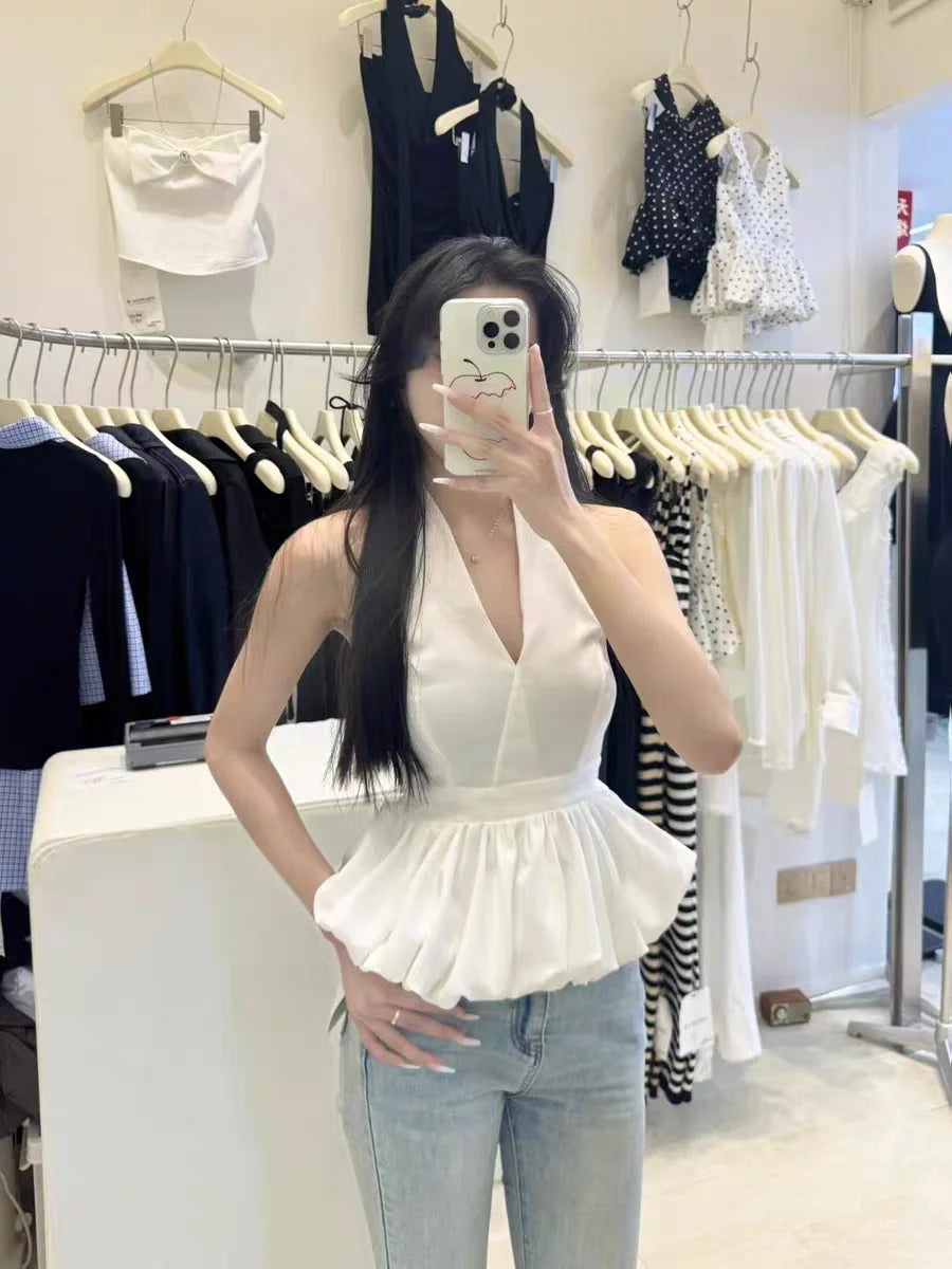 Halter Top With Build-in Bra