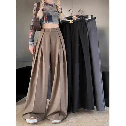 High Waist Loose Wide Leg Pants